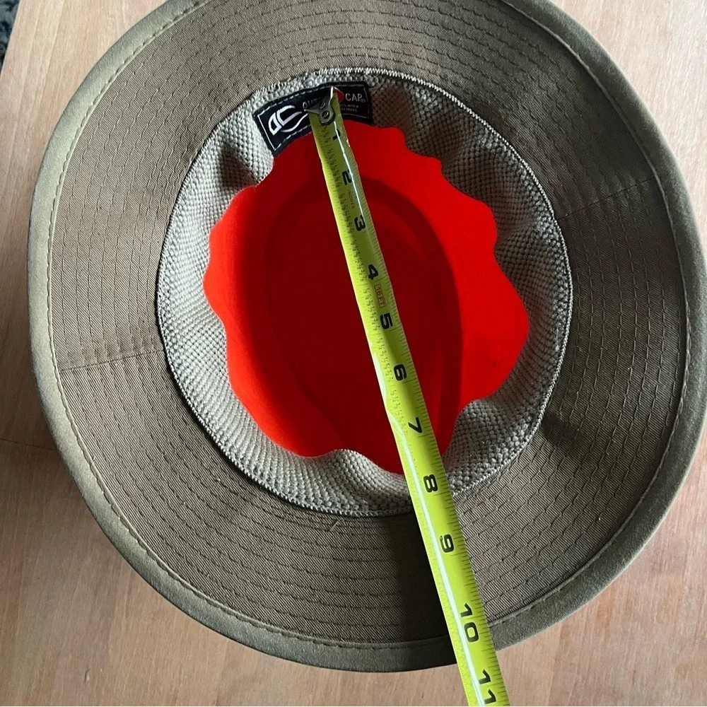 Outdoor Cap Bright Orange and Tan Hat Hunting Hat